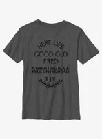 Disney Haunted Mansion Here Lies Good Old Fred Youth T-Shirt