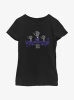 Disney Haunted Mansion Beware Hitchhiking Ghosts Youth Girls T-Shirt