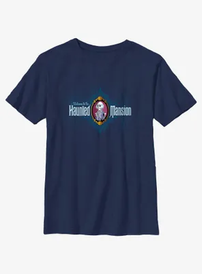 Disney Haunted Mansion Master Gracey Skeleton Portrait Youth T-Shirt