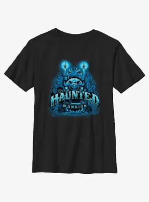Disney Haunted Mansion Gargoyle Candles Youth T-Shirt