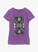 Disney Haunted Mansion Madam Leota Tarot Card Youth Girls T-Shirt