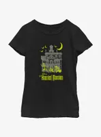 Disney Haunted Mansion Moon Night Hitchhike Youth Girls T-Shirt