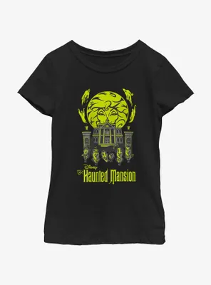 Disney Haunted Mansion Leota Toombs Crystal Ball Talking Heads Youth Girls T-Shirt