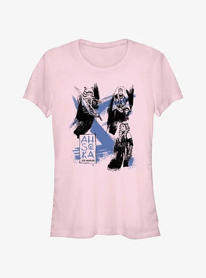 Star Wars Ahsoka Jedi Strokes Girls T-Shirt