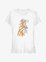 Star Wars Ahsoka Brush Strokes Portrait Girls T-Shirt