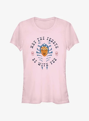 Star Wars Ahsoka May The Fourth Be With You Girls T-Shirt