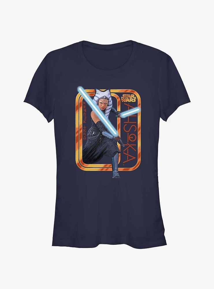 Star Wars Ahsoka Saber Badge Girls T-Shirt