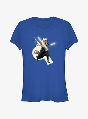Star Wars Ahsoka Ready For Battle Girls T-Shirt
