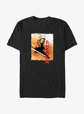 Star Wars Ahsoka Warm Tonal Swoosh T-Shirt