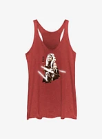 Star Wars Ahsoka Hero Portrait Girls Tank