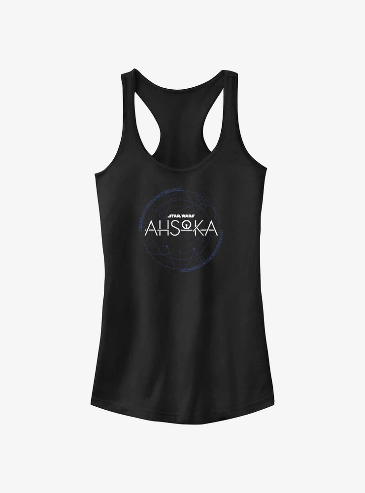 Star Wars Ahsoka Planetary Logo Girls Tank