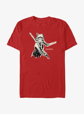 Star Wars Ahsoka Jedi Sketch T-Shirt