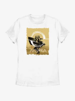 Star Wars Ahsoka Circular Saber Womens T-Shirt