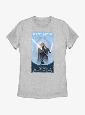 Star Wars Ahsoka Jedi Poster Womens T-Shirt