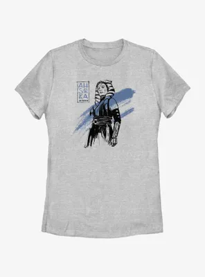 Star Wars Ahsoka Inky Womens T-Shirt