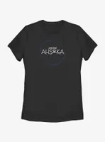 Star Wars Ahsoka Planetary Logo Womens T-Shirt