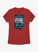 Star Wars Ahsoka Jedi Warrior VHS Womens T-Shirt