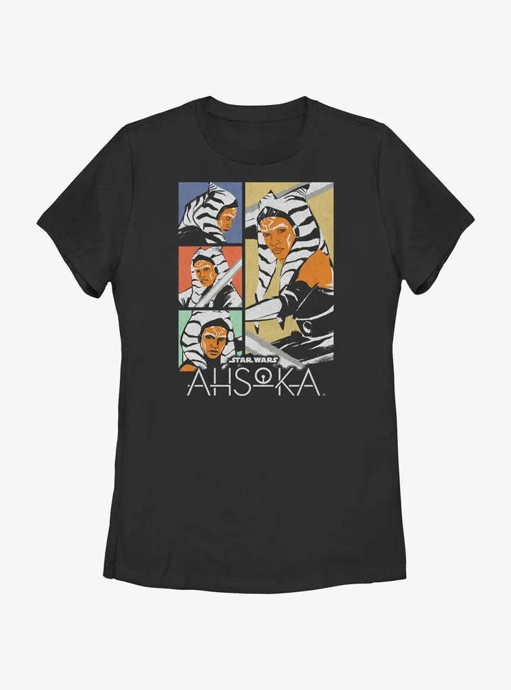 Star Wars Ahsoka Jedi Box Up Womens T-Shirt