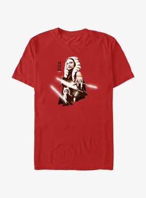 Star Wars Ahsoka Hero Portrait T-Shirt