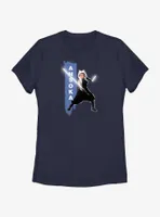 Star Wars Ahsoka Two Sabers Womens T-Shirt