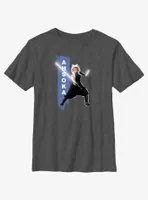 Star Wars Ahsoka Two Sabers Youth T-Shirt