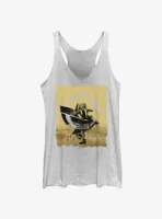 Star Wars Ahsoka Circular Saber Womens Tank Top