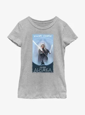 Star Wars Ahsoka Jedi Poster Youth Girls T-Shirt