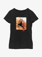 Star Wars Ahsoka Warm Tonal Swoosh Youth Girls T-Shirt