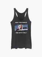 Star Wars Ahsoka May The Force Be With You Portrait Womens Tank Top
