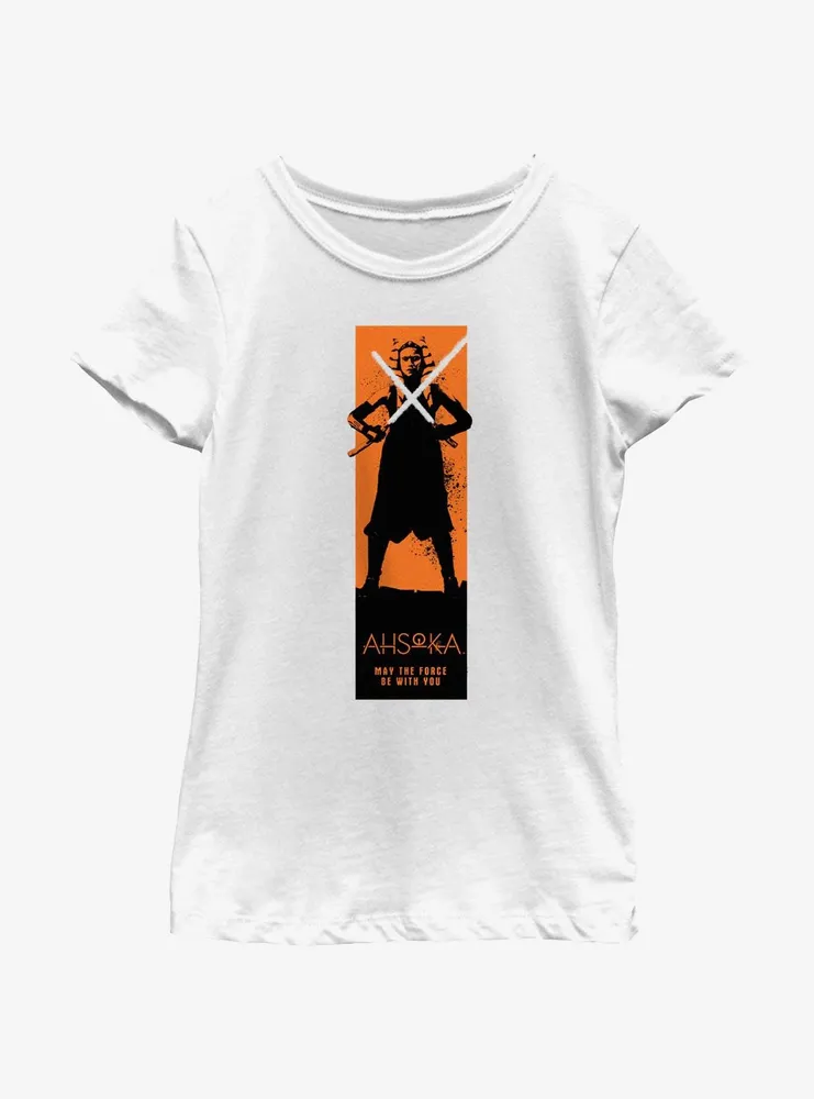 Star Wars Ahsoka Force Block Youth Girls T-Shirt