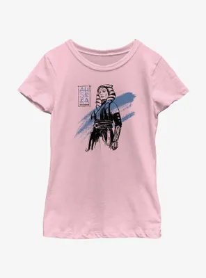 Star Wars Ahsoka Inky Youth Girls T-Shirt