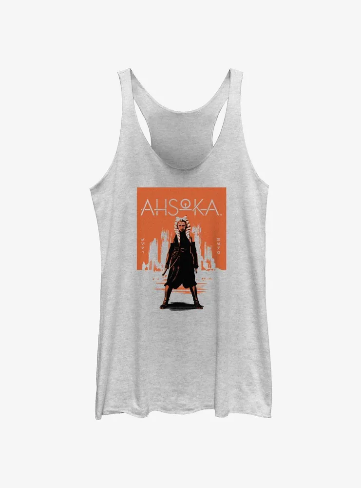 Star Wars Ahsoka Action Stance Womens Tank Top