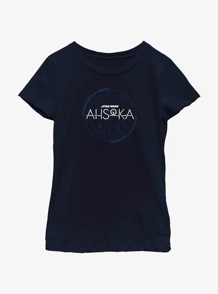 Star Wars Ahsoka Planetary Logo Youth Girls T-Shirt