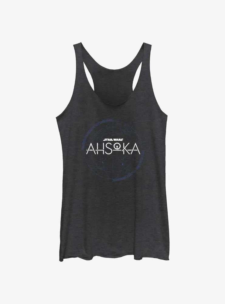 Star Wars Ahsoka Planetary Logo Womens Tank Top