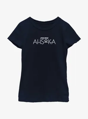 Star Wars Ahsoka Light Logo Youth Girls T-Shirt
