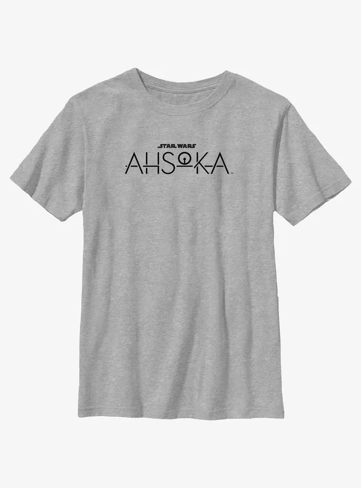 Star Wars Ahsoka Dark Logo Youth T-Shirt