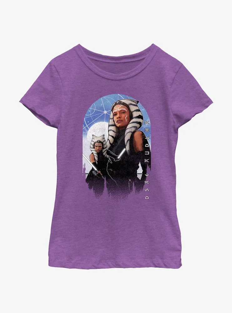 Star Wars Ahsoka Celestial Warrior Youth Girls T-Shirt