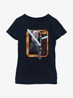 Star Wars Ahsoka Saber Badge Youth Girls T-Shirt