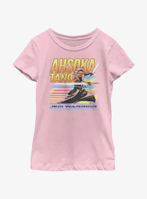 Star Wars Ahsoka Jedi Retro Warrior Youth Girls T-Shirt