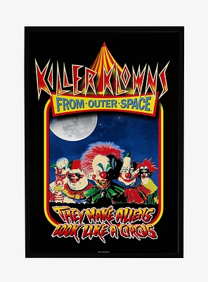 Killer Klowns From Outer Space Movie Framed Poster