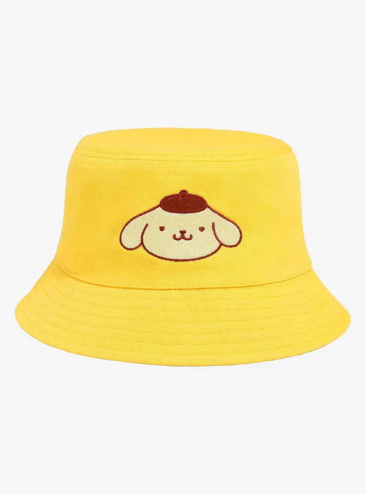 Sanrio Pompompurin Reversible Gingham Bucket Hat