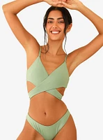 Dippin' Daisy's Ibiza Swim Top Eucalyptus Green