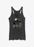 Disney Haunted Mansion Hitchhiking Ghosts Heads Womens Tank Top