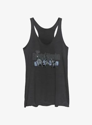 Disney Haunted Mansion Hitchhiking Ghosts Logo Womens Tank Top