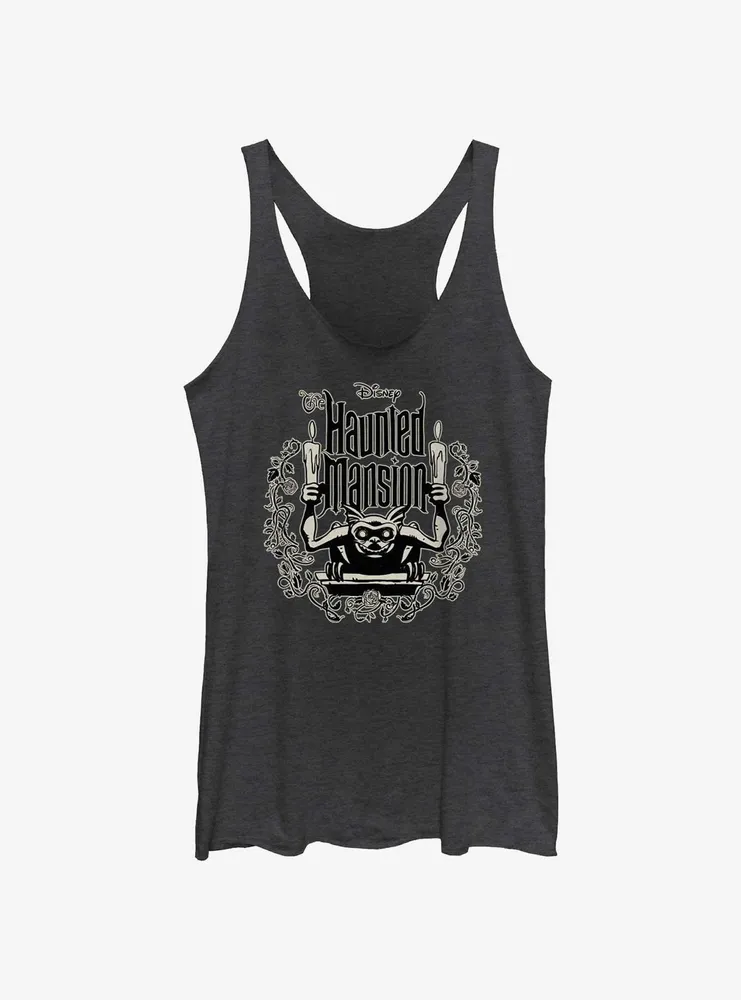 Disney Haunted Mansion Gargoyle Candle Holder Womens Tank Top