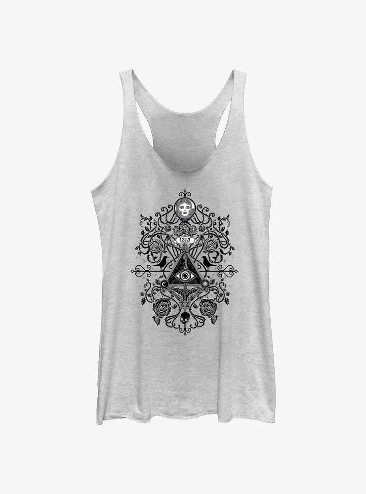 Disney Haunted Mansion Symbols Womens Tank Top