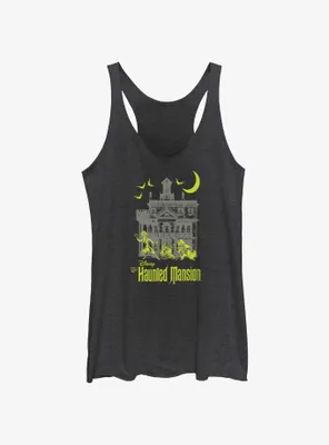 Disney Haunted Mansion Moon Night Hitchhike Womens Tank Top