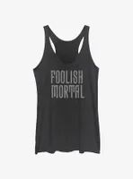 Disney Haunted Mansion Foolish Mortal Womens Tank Top