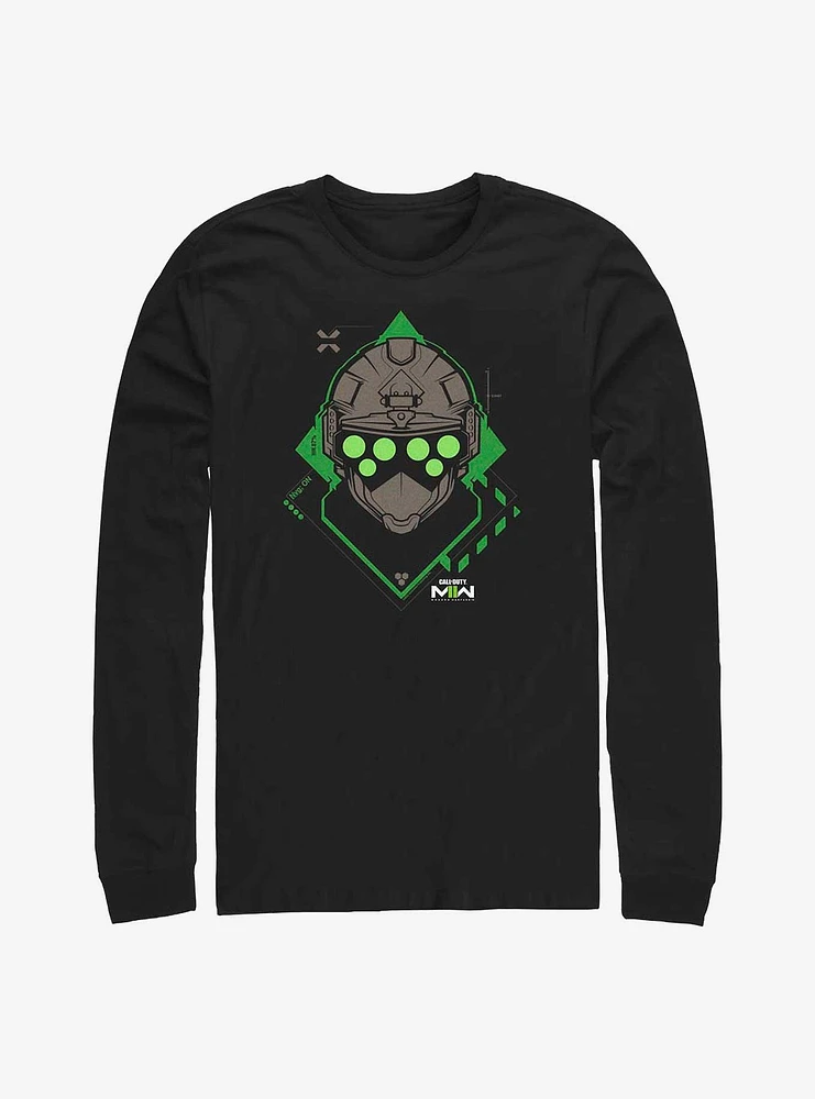 Call Of Duty Night Vision On Long Sleeve T-Shirt