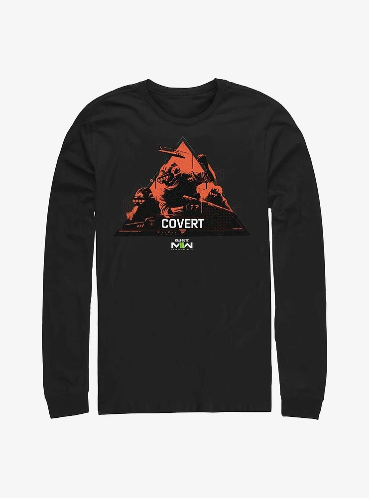 Call Of Duty Covert Red Variant Long Sleeve T-Shirt